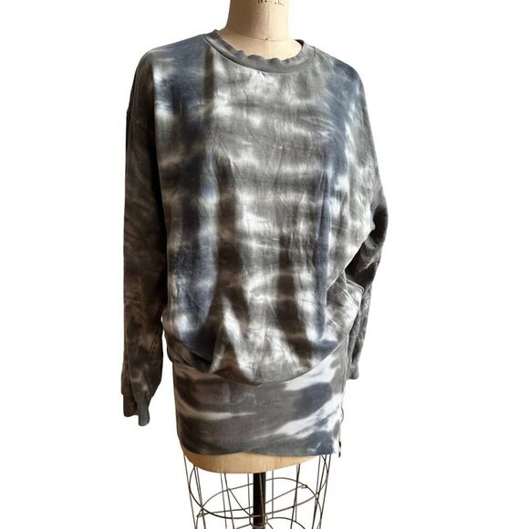 Young Fabulous &‎ Broke Womens Size Large Tye Die Long Sweatshirt GUC Boho - Picture 1 of 4